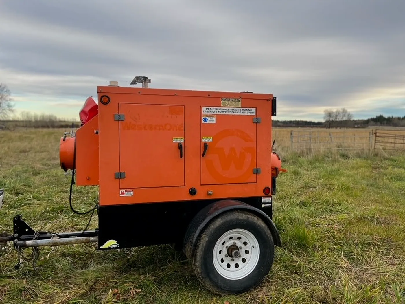 Second flameless heater on trailer